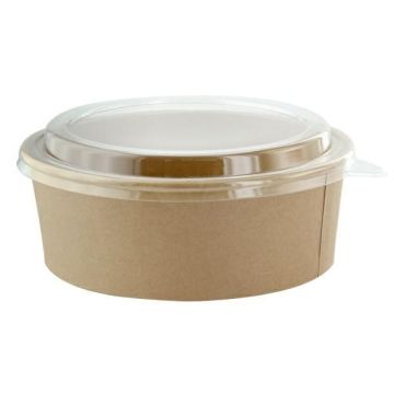 Salad bowl KRAFT 1560ml dia.185xh.82mm PE-coated, 45 pcs