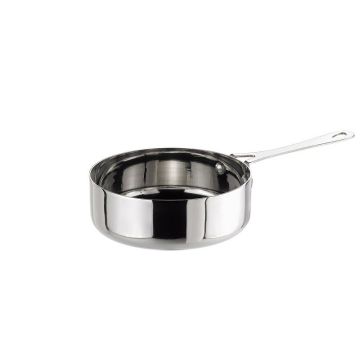 Mini saucepan in stainless steel dia.12 cm h4 cm