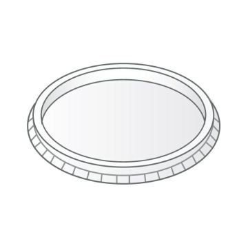 K 7.100PK lid for sauces 7.05 and 7.08 op. 100 pcs (k/10) PP, COV70C