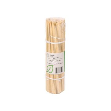 Shashlik sticks 200mm, pack of 200pcs bamboo, thicker 3mm diameter PURE (k/30)