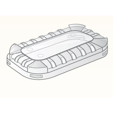 O. F-500 pokrywka rPET h15mm  op.938szt, T-500/A-15