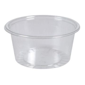 Sauce, dip, dressing container PET 100ml dia 75mm transparent, 100 pieces