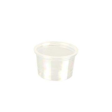 Container, PP dip, sauce, tasting 30ml, diameter 46xh28mm TRANSPARENT, 50 pieces