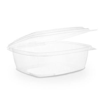 Salad container PLA 950ml with lid VEGWARE 160x185xh.65mm, fully biodegradable, 50 pieces