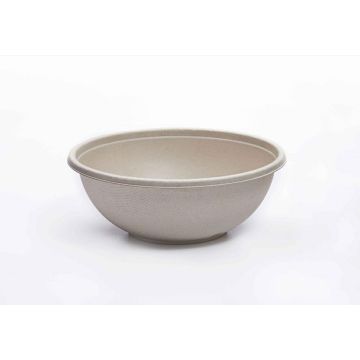 BePulp RD17 round bowl 750ml, 75pcs (k/4) 17x7cm, Sabert Buddha Bowl