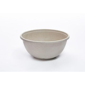 BePulp RD17 round bowl 1000ml, 75pcs. (k/4) 17x8cm, Sabert Buddha Bowl