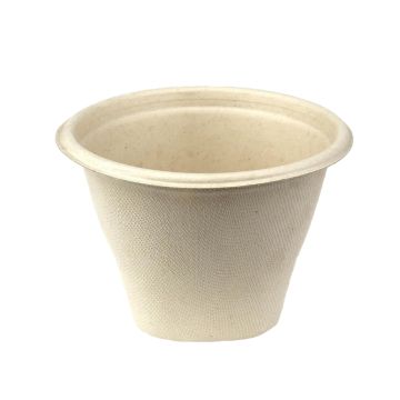 BePulp round bowl, 500ml, diameter 130xh.90mm, plant pulp, 100 pieces