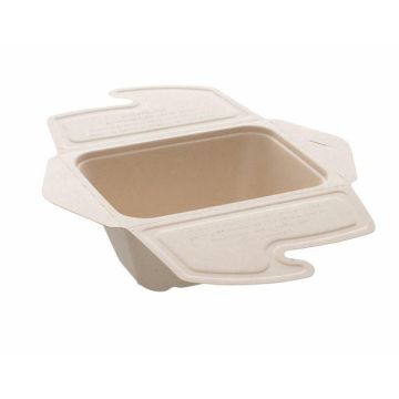 BePulp Meal Box To Go 750ml, 100pcs. (k/2) 17x13x7cm, Sabert