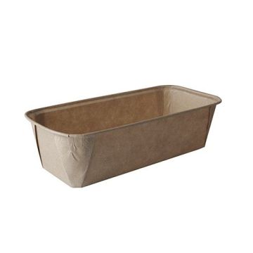 Baking mould PURE 1033ml brown 23x11xh.6cm loaf pan", 25 pieces"