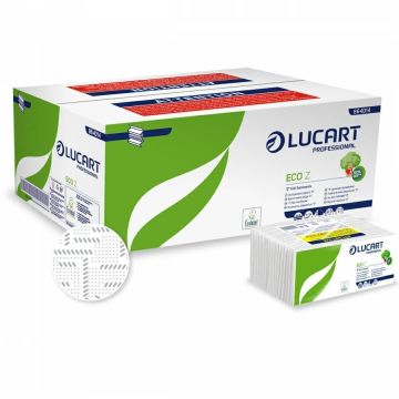 Towel Z/Z Eco Z LUCART 2-ply H2, 3960 pieces