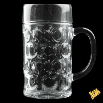 DRINK SAFE beer mug 1000ml crystalline Diameter/Width: 10,5/20 cm SAN Op.6pcs REUSABLE