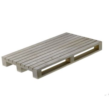 Mini - wooden pallet 35x20x3,5 white