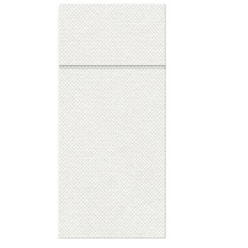 Punta Pocket napkins white 38x32cm a.50pcs