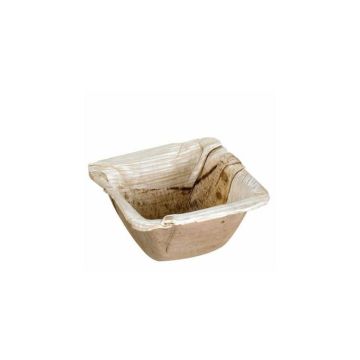 FINGERFOOD - palm leaf bowl 63x63x30mm biodegradable, 50 pieces