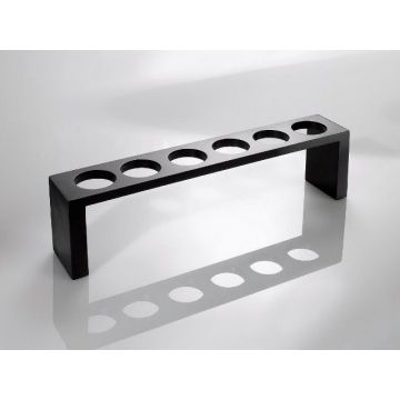 Bamboo cornets stand, black 33x6x8, 2 pieces