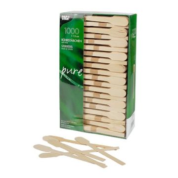 Wooden stirrers 13cm, 1000 pcs.