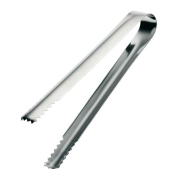 Ice tongs 20cm stainless steel AISI 202