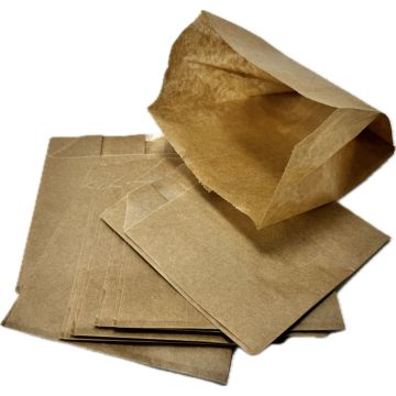 Bag for fries 110x100x60mm brown BN op.1000szt small BN 32+8PE