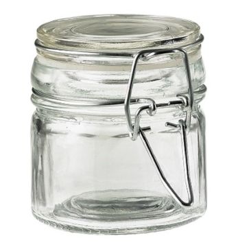 FINGERFOOD - glass jar 100ml with closure dia.6xh.7cm