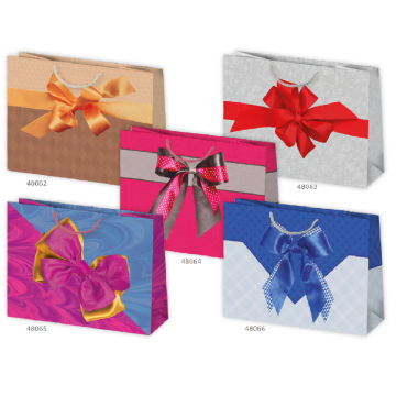 Decorative bags T8 general set 34 38/29cm, 10pcs. (bows) (k/20)