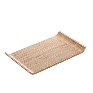 Bamboo tray Wave 40x26x2,7cm