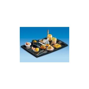 Catering tray PS 460x305 black, 5 pieces