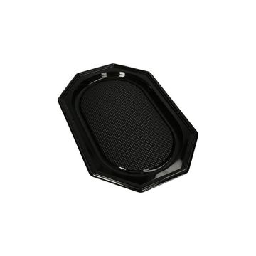 OT45 catering tray 450mm black rPET op. of 10 pieces