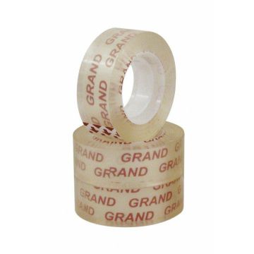 Transparent office tape GRAND 18mm x 20m, 8 pcs