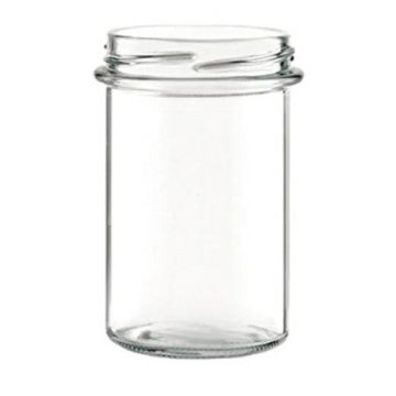 Glass jar Ø 82mm 545ml op.8pcs.