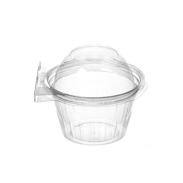 Cup PET 0,25l with seal, convex lid, diameter 110mm, price per 672 pieces