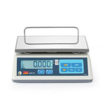 LCD shop scale with verification, EGE series, 15 kg, TEM, 325x320x(H)160mm