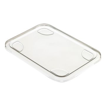 Quantum lid PP transparent 183x131x7mm, 50pcs. (k/8)