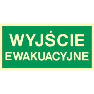 Wyjście ewakuacyjne DE - 200 x 400mm AA001DEPS