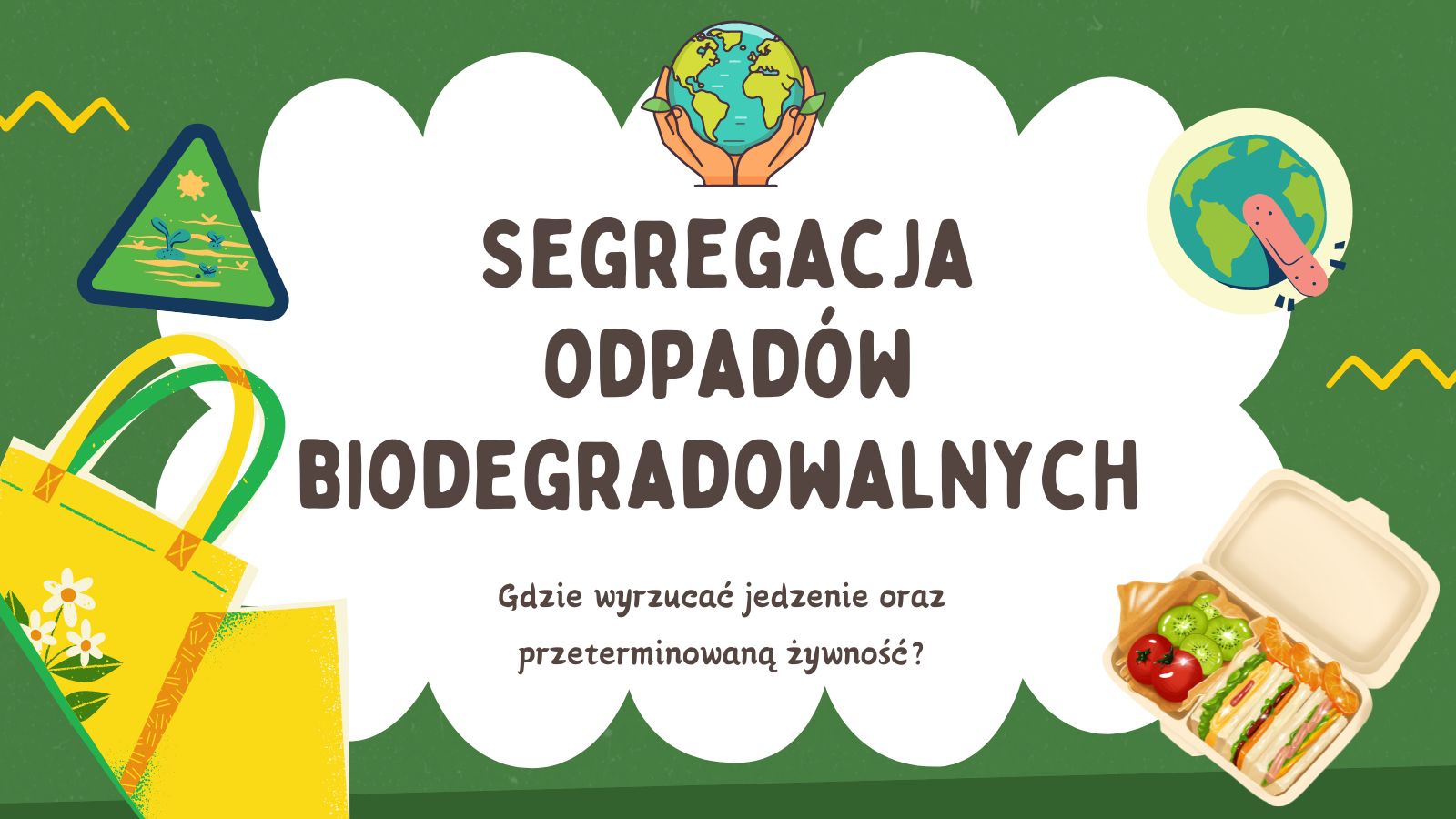 Segregacja odpadów biodegradowalnych oraz gdzie wyrzucać jedzenie oraz przeterminowaną żywność.